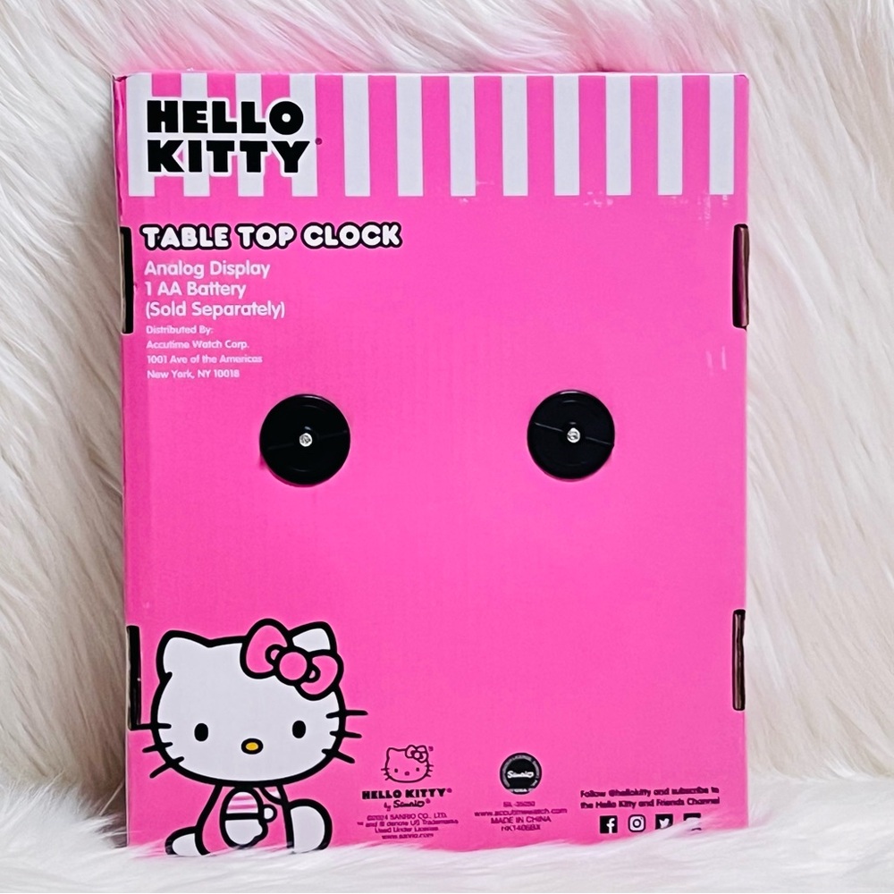 Hello Kitty Tabletop Clock - Picture 2 of 3